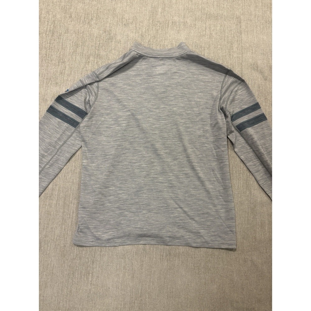 NEW Kuhl Team 1/4 Zip Merino Wool Pullover Sweater Men's XXL 2XL "Ash" Aeroknit - Picture 12 of 12
